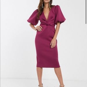 ASOS | Bubble sleeve pencil dress
